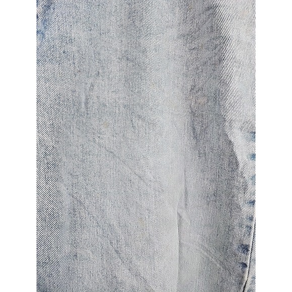 Vintage Wrangler 976T1SB Jeans Mens 40x32 Light Wash Acid Wash Straight Leg 90s - Picture 4 of 8